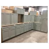 15pc. Silvercreek Fresh Sage 30" Kitchen
