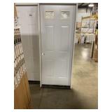 32" x 80" RH Steel 6-Panel Exterior Door