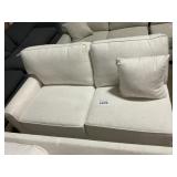 67" x 39" Loveseat in Cross-Stitch Linen