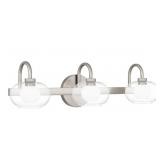 Ashley 3-Bulb Vanity Light in Nickel x 2
