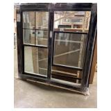 Harveyï¿½ Black Vinyl Double Hung Window Unit