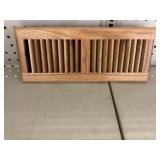 13-1/4" x 5-1/2" Wooden Vent Cover x8