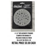 4-1/4" Replacement Strainer x 20