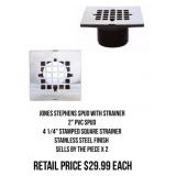 Jones Stephens Spud With Strainer x2