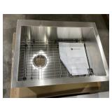 27" x 21" Glacier Bay Single Bowl Sink Set