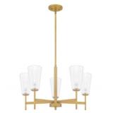 Ashley 5-Bulb Island Light in Brass
