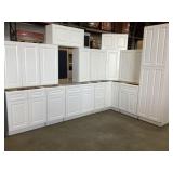 15pc. Silvercreek Aspen White 36" Kitchen