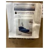 Navy Blue Chaise Lounge Chair