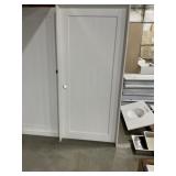 36" x 80" RH Primed Single Panel Interior Door