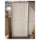 36" x 80" LH Primed Solid 2-Panel Interior Door