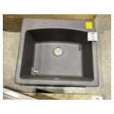 25" Franke Dual Mount Granite Composite Sink