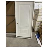36" x 80" RH Fiberglass 2-Panel Exterior Door
