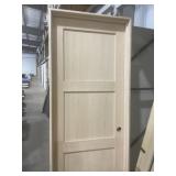 30" x 80" LH 3-Panel Shaker Maple Interior Door