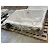 72" x 48" Combo 8-Jet Bathtub in White