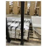 3" x 3" x 54"  Black Impression Post Kit x10