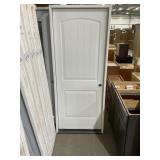 32" x 80" LH Fiberglass 2-Panel Arch Top Ext. Door