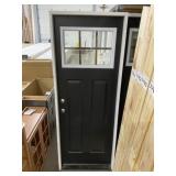 30" x 80" RH Steel Craftsman Style Exterior Door