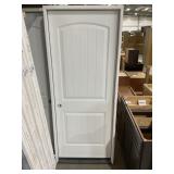 32" x 80" RH Fiberglass 2-Panel Arch Top Ext. Door