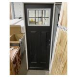 30" x 80" LH Steel Craftsman Style Exterior Door