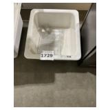 17" x 18-1/2" Single Bowl Sink