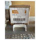 Box of White Vinyl Downspout Bands