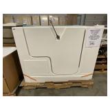 30" x 60" White Acrylic Walk in Shower - RH