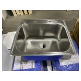 25" x 22" Single Bowl Sink x2