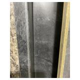 25-1/4" x 121" Black Formica Countertop