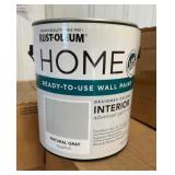 1 Gallon Rustoleumï¿½ Interior Natural Gray Paint x2
