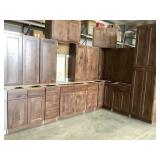 15pc.Silvercreek Rustic Hickory 42" Kitchen