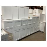 14 Piece White Shaker Cabinet Set