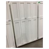 24" x 84" White Shaker Style Pantry
