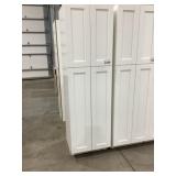 24" x 84" White Shaker Style Pantry