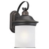 SeaGullï¿½ 1-Bulb Outdoor Wall Sconce in Bronze x 2