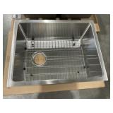 23" x 18" Glacier Bay Single Bowl Sink Set