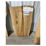 14-18-1/2" x 29" Live Edge White Oak Tabletop