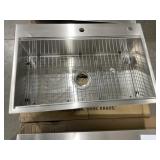 33" x 22" Kraus Single Bowl Sink