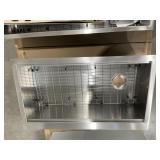 36" x 21" Glacier Bay Single Bowl Sink Set