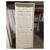 30" x 80" LH 6-Panel MDF Interior Door