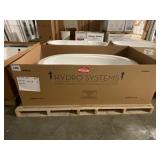 66" x 38" White Freestanding Tub
