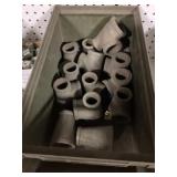 Metal Box Of Black Pipe Fittings