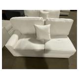 67" x 39" Loveseat in Cross-Stitch Linen