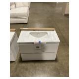 30" x 19" Gray Vanity with Acrylic Top