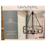 Quoizelï¿½ Unity 4-Bulb Pendant in Black/Gold x 2
