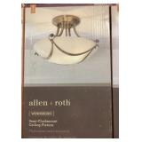 Allen+Roth Semi-Flush Mount in Nickel