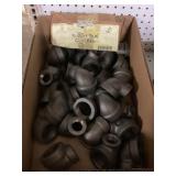 Box Of (20+) 1 x 1-1/2 Black Metal Pipe Fittings