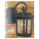 Quoizelï¿½ 1-Bulb Outdoor Wall Sconce in Black
