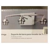 Style Selections 3-Bulb Vanity Bar in Chrome