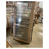 United Black Double Hung Window Unit