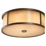 Feissï¿½ LED Flush Mount Light in Bronze